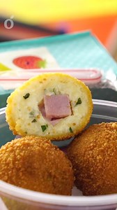 Ham and Potato Croquettes | Step-by-step Recipe @KiwilimonRecipes | kiwilimón recipes