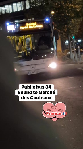 5 comments | It’s Public bus 34 bound to Marché des Couteaux at Argenteuil France #everyonefollowers | Rosita Taganahan | Facebook