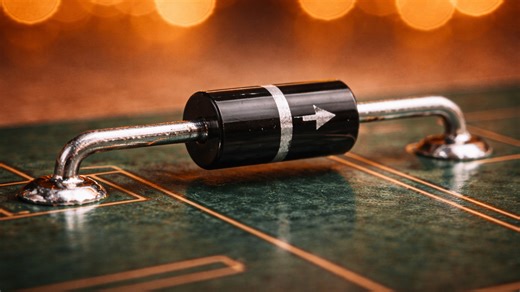 How diodes let electricity flow one way