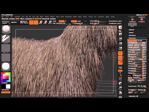 ZBrush 4R2b Basics of FiberMesh