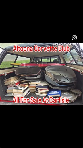 2.1K views | This years truck load of parts and accessories donation from Hobby Car Corvettes. Check out the Altoona Corvette Clubs tents at Corvettes at Carlisle for great deals on C3 parts and accessories. The best part is that all money goes to charity. #corvette #c3 #carlisle #classiccars #vette #corvettelove #classiccars #forsale | Hobby Car Corvettes.Net | Facebook