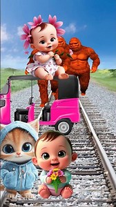 Green colour frock & blue colour aliendance vs head of Train Drivtom &tom vfx🥸 2#funny😋 e#magic 😝