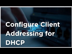 Networking + || 6 .2 .10 Lab || Configure Client Addressing for DHCP