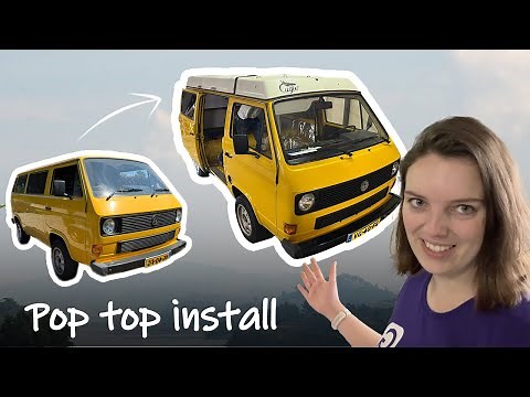 Installing the Westfalia Mosaik roof | Building our dream VW Vanagon / T3 | Pop Top - Part 2