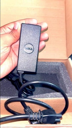 Dell Original 💻 Laptop Charger Unboxing | Best Power Adapter for Dell Laptops charger🔌 | #shorts