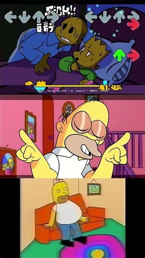 Simpsons Take on FNF - Epic Friday Night Funkin' Showdown! #fnf #shortsviral #simpsons