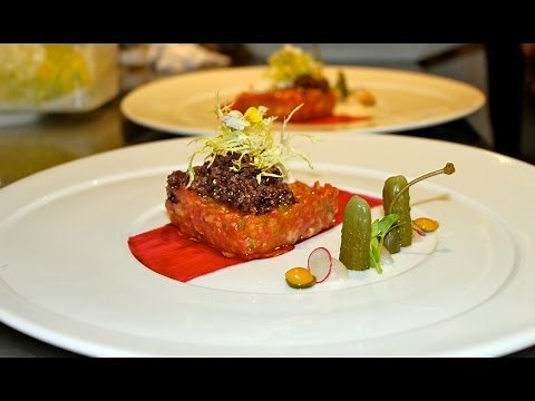 Chef Alessandro Frau: Angus Beef Tartare