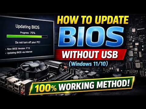 How to Update BIOS Without USB (Windows 11/10) | Safe Step-by-Step