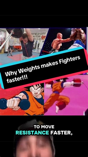Gohan going super Saiyan 2 & Fighters learning weights can make them faster & hit harder instead of slowing them down makes for a beautiful parallel let’s talk about it! #dragonballz #explosivepower #gymtok #strengthtraining #martialarts