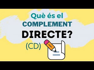 ❓ Què és el complement directe?
