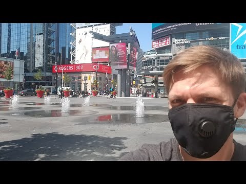 Toronto Live - Dundas Square & Downtown Walk (Aug 14, 2020)