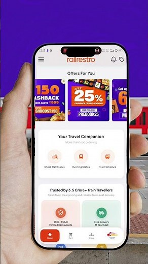 Get Best Deals On Every Meal | RailRestro