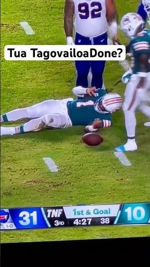 Tua Tagovailoa HEAD INJURY NFL DOLPHINS BILLS THURSDAY NIGHT FOOTBALL 9/12/24