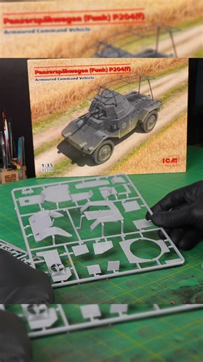 Panzerspähwagen P204(f) Armoured Command Vehicle | 1:35 Kit Review #icm #35scale #icmkit