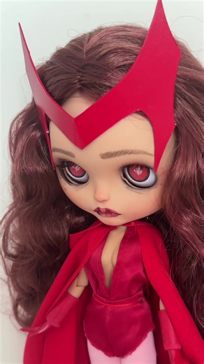 Custom Blythe Dolls Inspired by Scarlet Witch