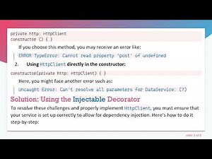 The Essential Guide to Using HttpClient in Angular: Constructor or Class Property?