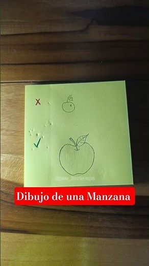 Cómo Dibujar una Manzana Paso a Paso ✨🍎
