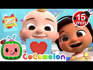 Valentine's Day with Nina and JJ! ❤😊 | Fun with Friends! | CoComelon Nursery Rhymes & Kids Songs
