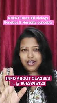 NCERT Class 12 Biology Genetics & Heredity Explained Fast | Boards & NEET #NCERT #Biology #Class12