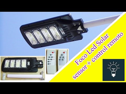 foco led solar