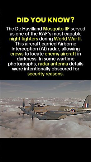 The Secret Technology Behind the Mosquito IIF | WWII Aviation History
