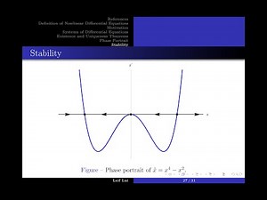 Nonlinear Dynamics and Chaos Theory Lecture 1: Qualitative Analysis for Nonlinear Dynamics