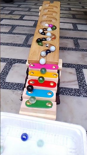 ASMR Marble Run with Rainbow Marbles & Soothing Sounds!