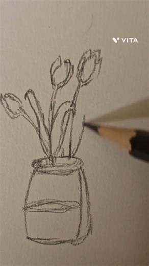 Come draw tulips with tulipi!!🎀#TulipStrokes #erikalundmoen #art