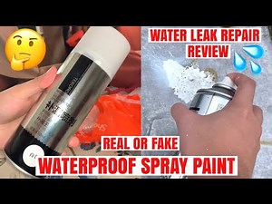REAL or FAKE? | TEKORO Waterproof Leak Repair Spray Paint | Roof Sealant | Review