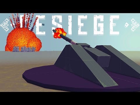 This Atomic Bomb Launcher Destroys Everything - Besiege Minigames & More! - Besiege Best Creations