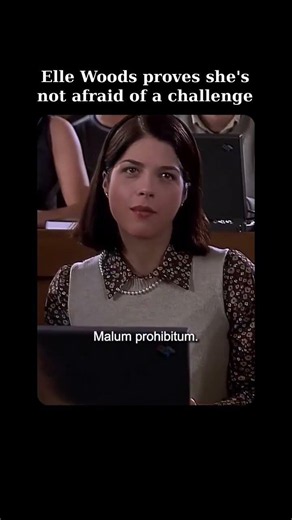 Legally Blonde (2001) - Elle Woods proves she’s not afraid of a challenge 📺 #reesewitherspoon