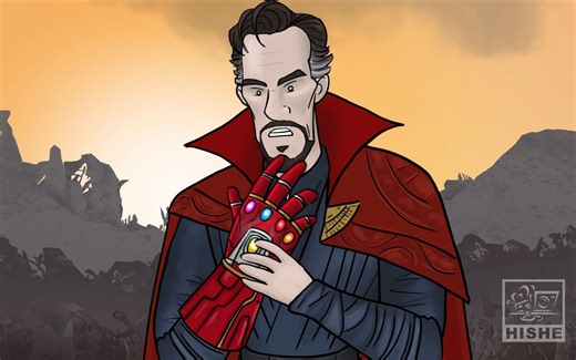 《HISHE电影结局恶搞系列》复仇者联盟4：终局之战应该这样结束——时间旅行的妙用！