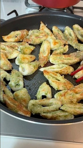 【衣サクサク】簡単ちくわの磯部揚げ：弁当にも#料理 #弁当#簡単レシピ