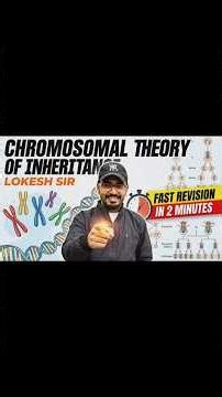 Chromosomal Theory of Inheritance by Lokesh Sir #biologyclass12 #biology #lokeshsir #biologynotes