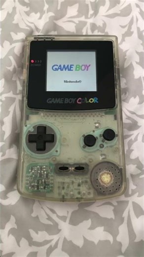 gameboy color start up intro backlit screen