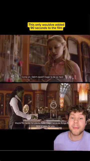 Glinda & Elphaba’s friendship scene cut