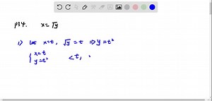 SOLVED:I found alternate pairs of parametric equations for the same rectangular equation.