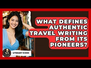 What Defines Authentic Travel Writing From Its Pioneers? - Literary Icons