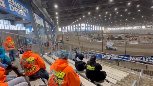 Winged outlaw practice Tulsa Shootout F&M Performance | Bradley Cox Racing