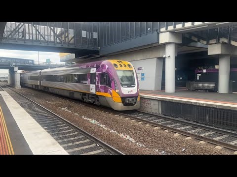 V/Line VL44 & VL25 Arriving & Departing Sunshine Station from Bacchus Marsh to Melbourne