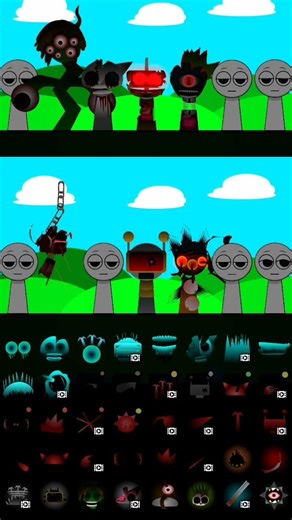 Phase 8 👹 Vs Phase 9 ☠️ Incredibox Sprunki 🔥🔥 #sprunki #incredibox