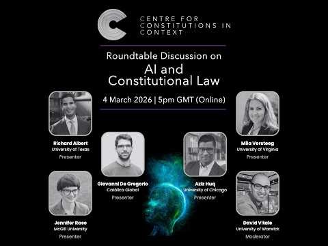 CCC Roundtable Discussion - AI and Constitutional Law