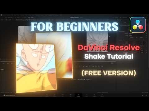 Creating SHAKES on DaVinci Resolve Tutorial | FOR BEGINNERS