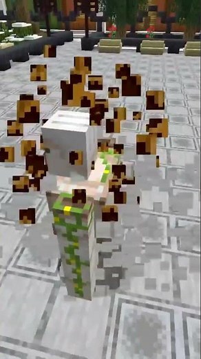 Iron Golem VS Husk in Kelnislava in Minecraft