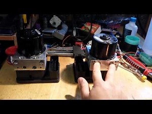 Volvo 2005 BCM ABS pump "program"+ pressure sensor fault.