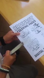 Tik Tok Viral Brainrot Animals Coloring Book, Printable PDF. - Etsy