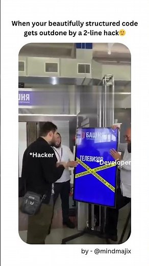 Developer vs Hacker 😂 #developermemes #codingmemes #hacker #funny #comedy #Programmingmemes