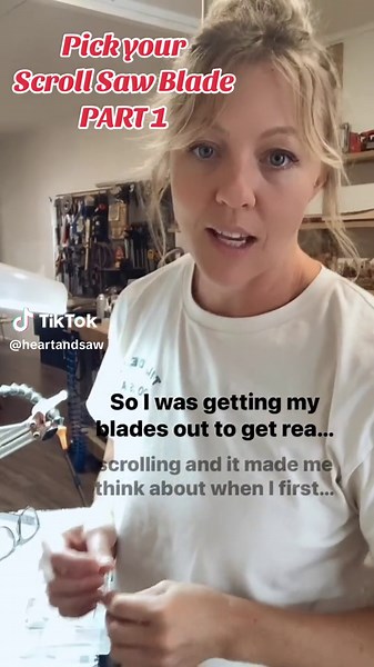 How to choose the tight scroll saw blade: PART 1 #scrollsaw #scrollsawartist #maker #alwayslearning #signmaker #artist #woodworking