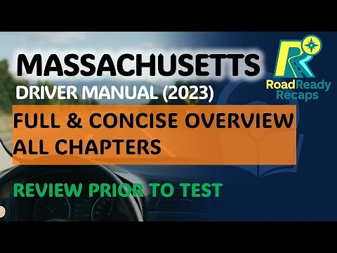 Massachusetts Driver Manual 2023 – FULL & Concise Overview | RoadReadyRecaps