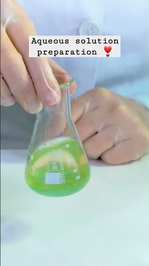 Aqueous solution preparation|‪@ChemoScienceOfficial‬ #chemoscience #chemistrylovers #chemistryshorts